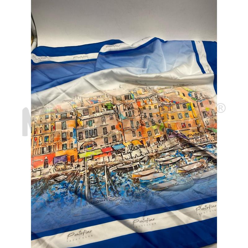 FOULARD PORTOFINO YACHT CLUB AZZUR  | Mercatino dell'Usato Torino c.so traiano 1