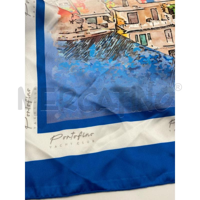 FOULARD PORTOFINO YACHT CLUB AZZUR  | Mercatino dell'Usato Torino c.so traiano 3