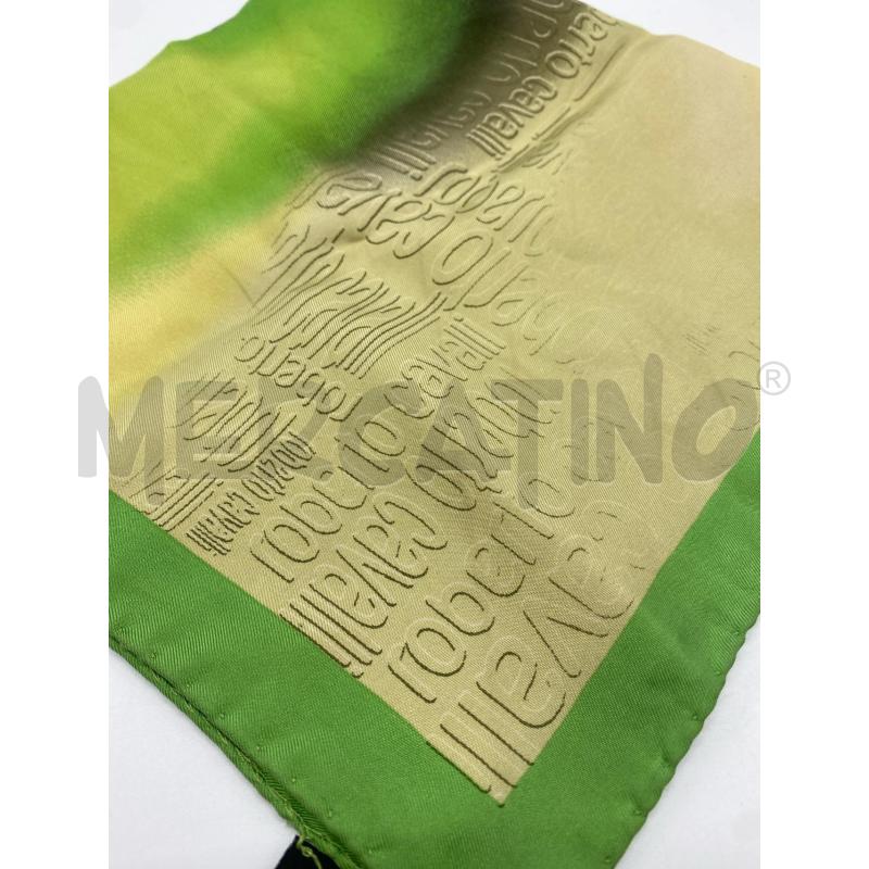 FOULARD ROBERTO CAVALLI VERD GIALL | Mercatino dell'Usato Torino c.so traiano 2