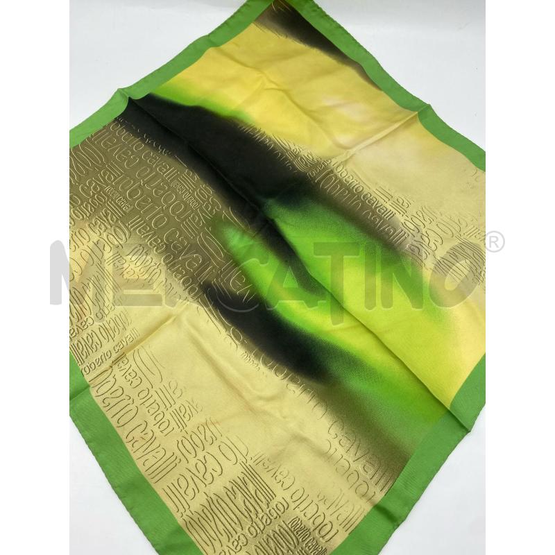 FOULARD ROBERTO CAVALLI VERD GIALL | Mercatino dell'Usato Torino c.so traiano 4