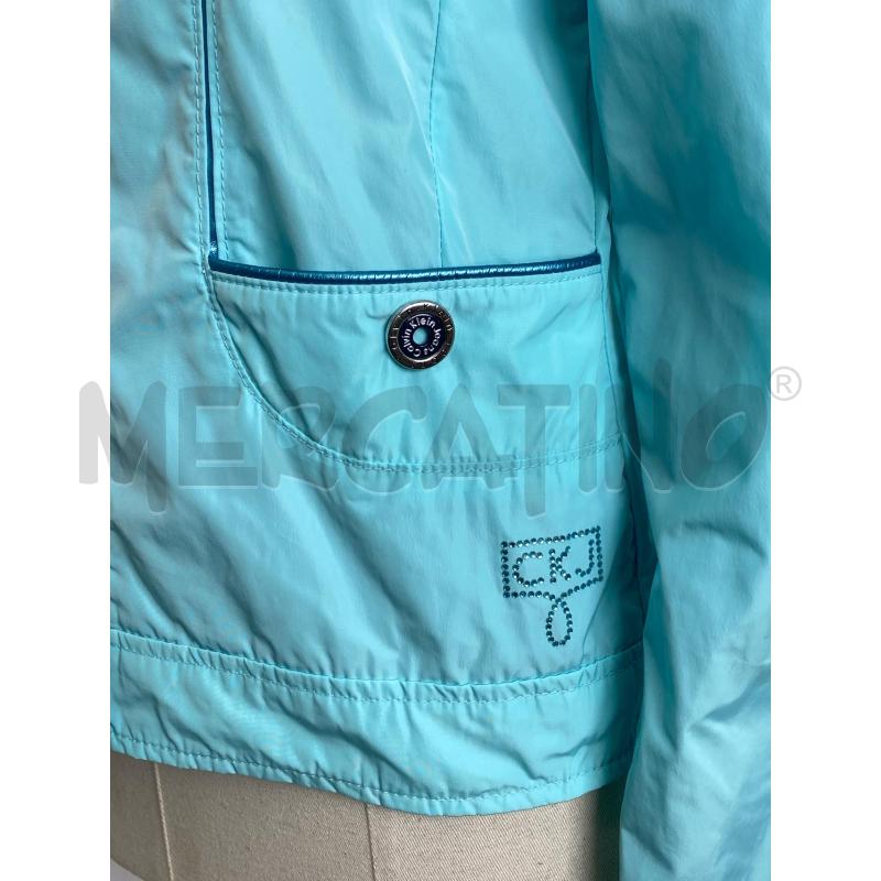 GIACCA DONNA CALVIN KLEIN JEANS TURCHESE | Mercatino dell'Usato Torino c.so traiano 2