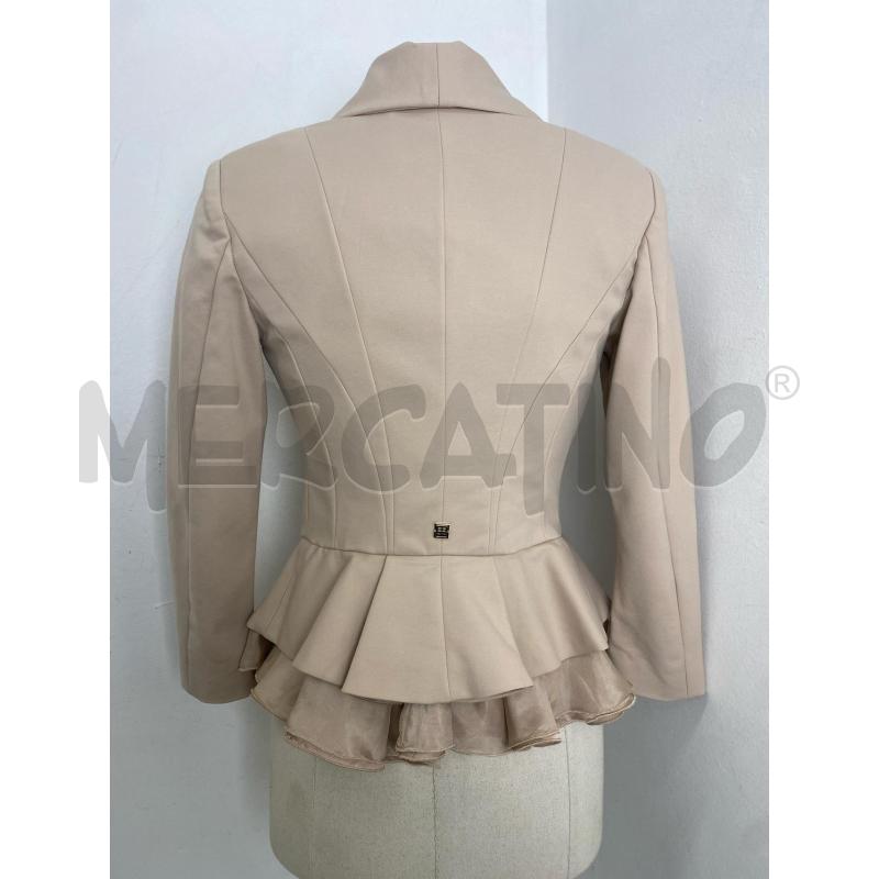GIACCA DONNA ELISABETTA FRANCHI BEIGE  | Mercatino dell'Usato Torino c.so traiano 2