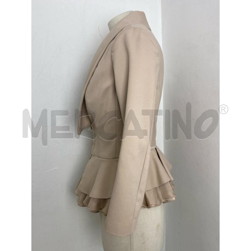 GIACCA DONNA ELISABETTA FRANCHI BEIGE  | Mercatino dell'Usato Torino c.so traiano 3