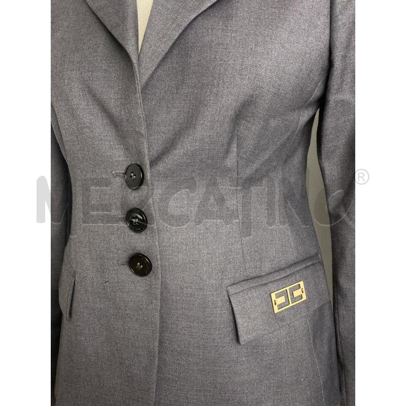GIACCA DONNA ELISABETTA FRANCHI GRIGIA | Mercatino dell'Usato Torino c.so traiano 2