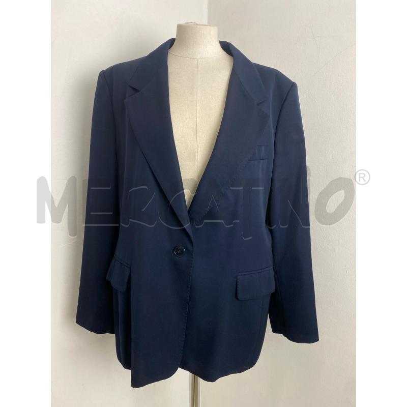 GIACCA DONNA MAXMARA BLU LANA VERGINE | Mercatino dell'Usato Torino c.so traiano 1