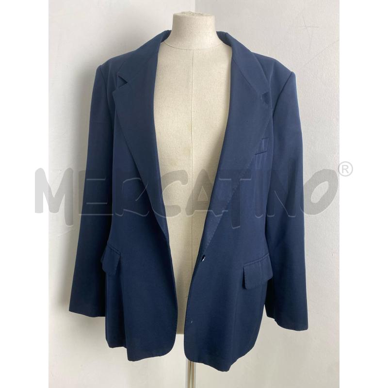 GIACCA DONNA MAXMARA BLU LANA VERGINE | Mercatino dell'Usato Torino c.so traiano 5