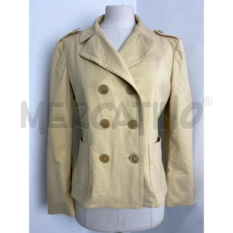 GIACCA DONNA MOSCHINO BEIGE | Mercatino dell'Usato Torino c.so traiano 1