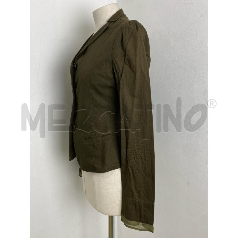 GIACCA DONNA TWINSET MARRONE INSERTI SETA | Mercatino dell'Usato Torino c.so traiano 2