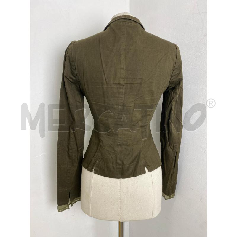 GIACCA DONNA TWINSET MARRONE INSERTI SETA | Mercatino dell'Usato Torino c.so traiano 3