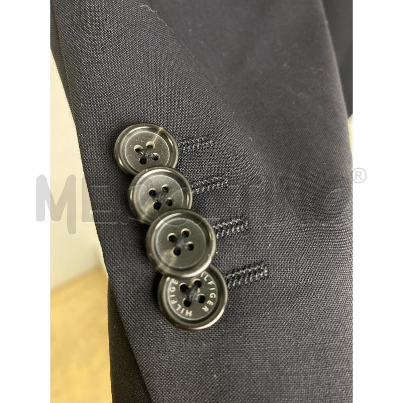 GIACCA UOMO TOMMY HILFIGER MONOPETTO LANA BLU | Mercatino dell'Usato Torino c.so traiano 4
