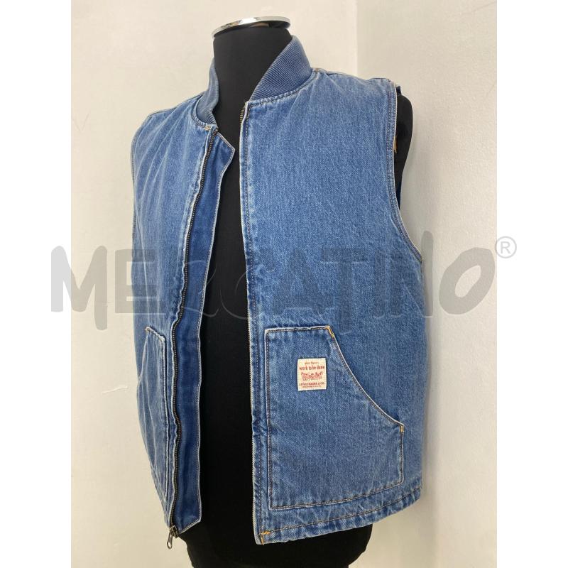 GILET UOMO LEVI'S DENIM BLU | Mercatino dell'Usato Torino c.so traiano 4