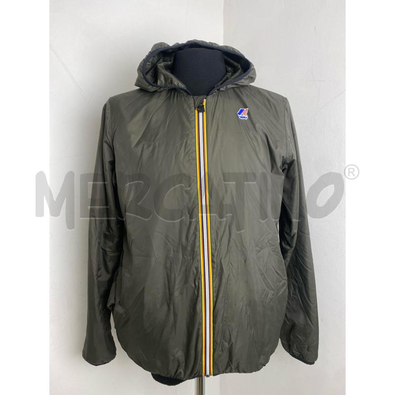 GIUBBOTTO UOMO K-WAY VERDE  | Mercatino dell'Usato Torino c.so traiano 1