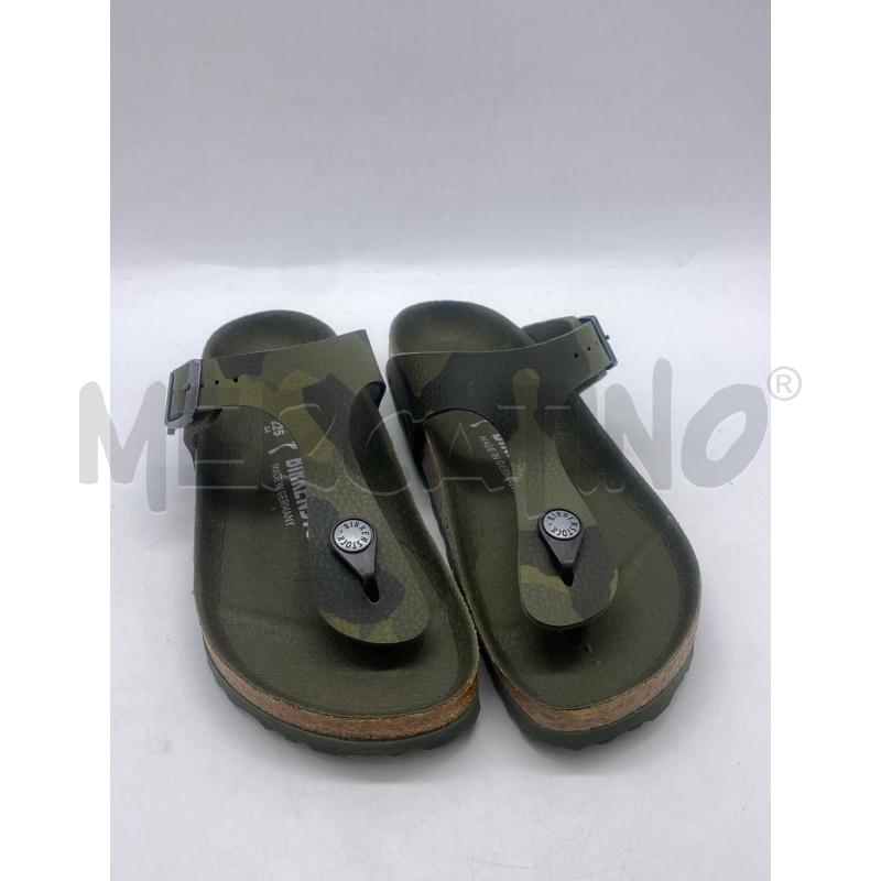 INFRADITO BIRKENSTOCK GIZEH VERDE MILITARE | Mercatino dell'Usato Torino c.so traiano 1