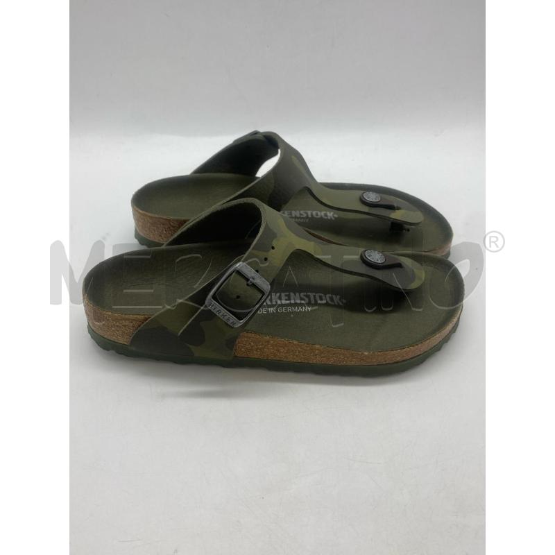 INFRADITO BIRKENSTOCK GIZEH VERDE MILITARE | Mercatino dell'Usato Torino c.so traiano 2