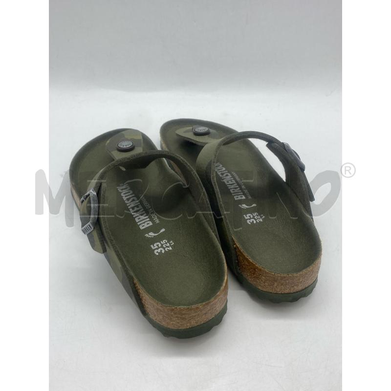 INFRADITO BIRKENSTOCK GIZEH VERDE MILITARE | Mercatino dell'Usato Torino c.so traiano 3
