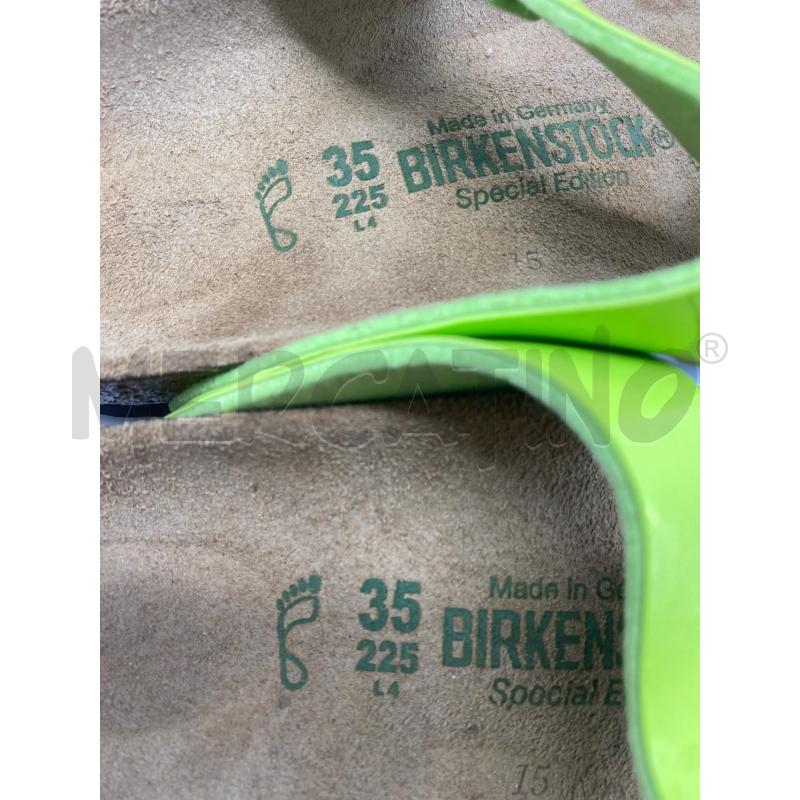 INFRADITO DONNA BIRKENSTOCK LIME  | Mercatino dell'Usato Torino c.so traiano 4