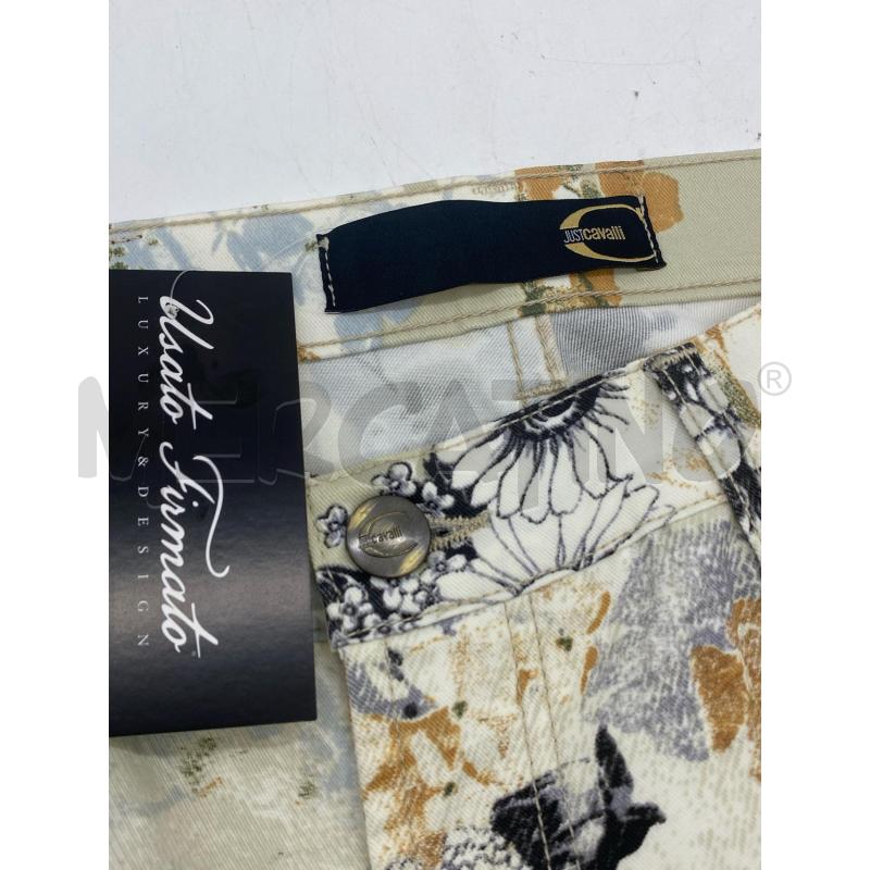 JEANS DONNA JUST CAVALLI VERDE CHIARO | Mercatino dell'Usato Torino c.so traiano 5