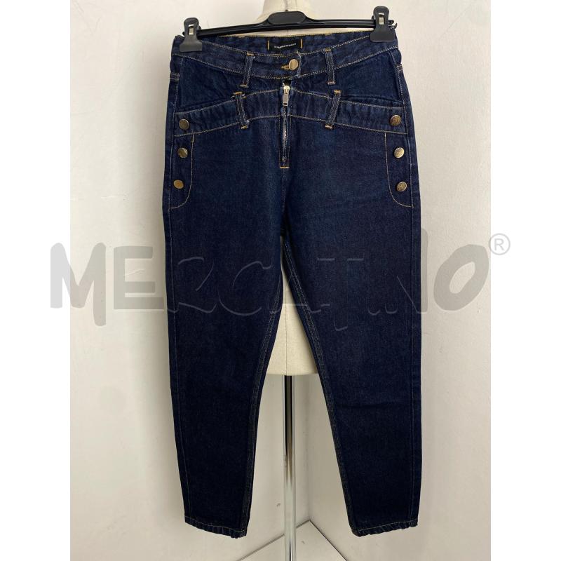 JEANS DONNA LES BOURDELLES BLU  | Mercatino dell'Usato Torino c.so traiano 1