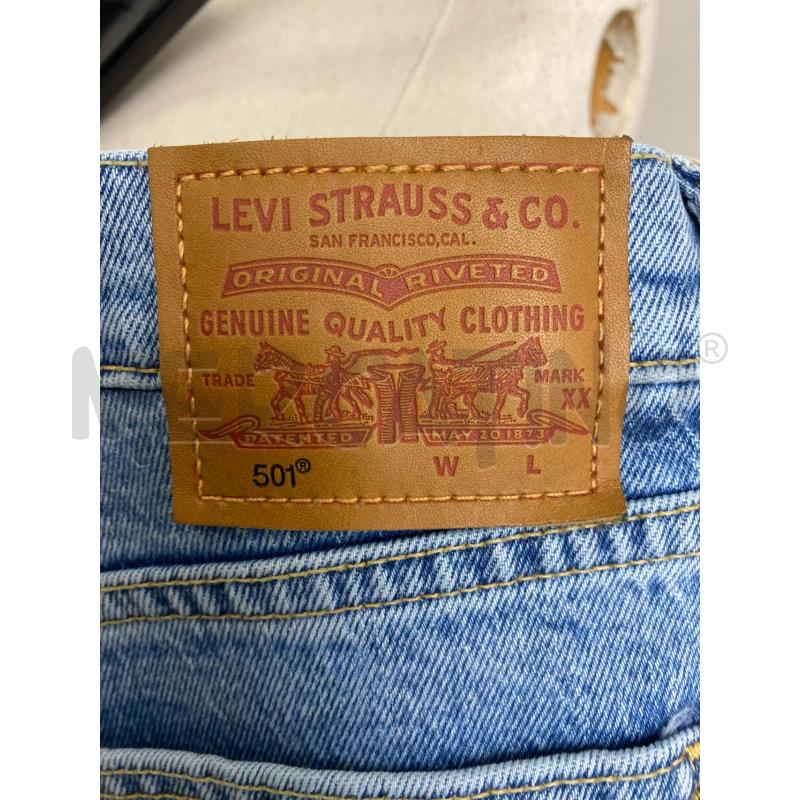 JEANS DONNA LEVIS 501 AZZUR  | Mercatino dell'Usato Torino c.so traiano 3