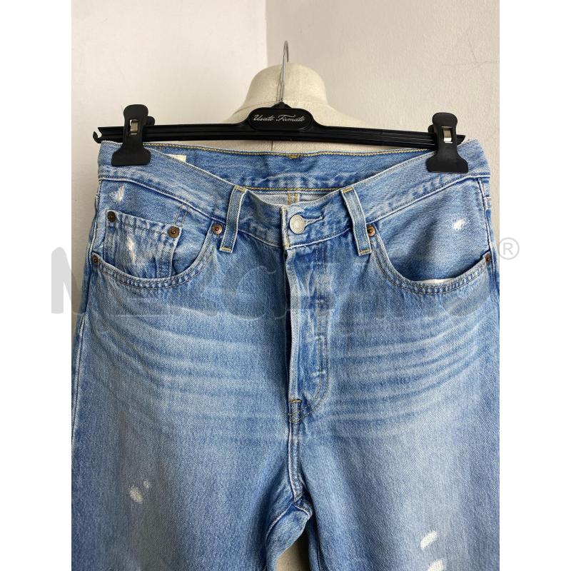 JEANS DONNA LEVIS 501 AZZUR  | Mercatino dell'Usato Torino c.so traiano 2