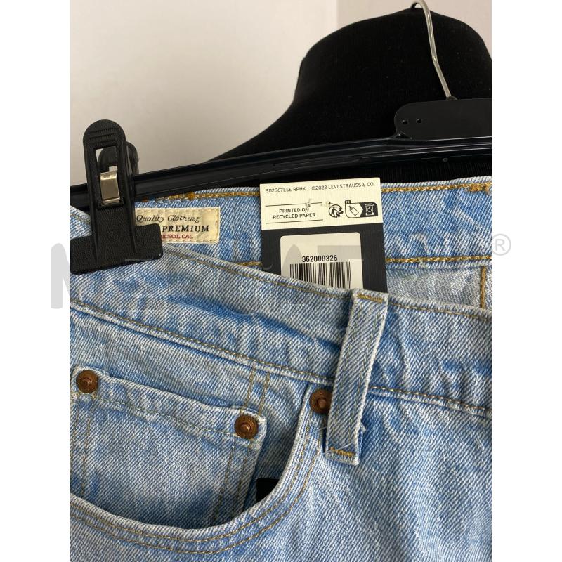 JEANS DONNA LEVIS 501 CROPPED AZZUR  | Mercatino dell'Usato Torino c.so traiano 2