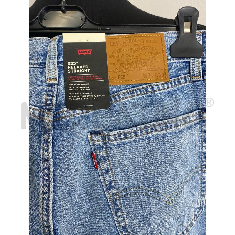 JEANS DONNA LEVIS 555RELAXED STRAIGHT AZZUR | Mercatino dell'Usato Torino c.so traiano 4