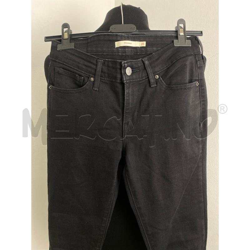 JEANS DONNA LEVIS 711 SKINNY NER  | Mercatino dell'Usato Torino c.so traiano 2