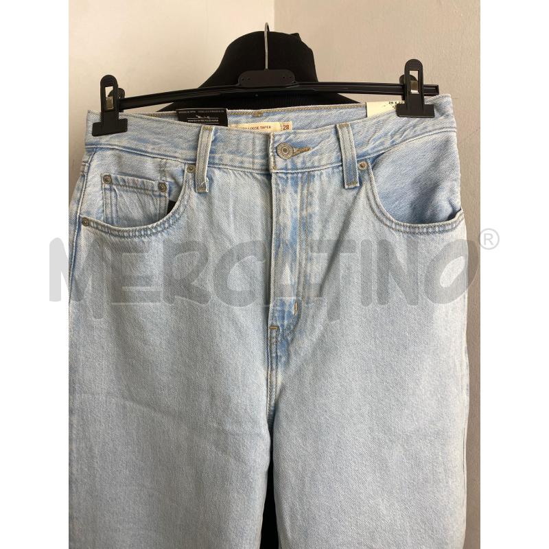 JEANS DONNA LEVIS HIGH LOOSE TAPER AZZUR | Mercatino dell'Usato Torino c.so traiano 2