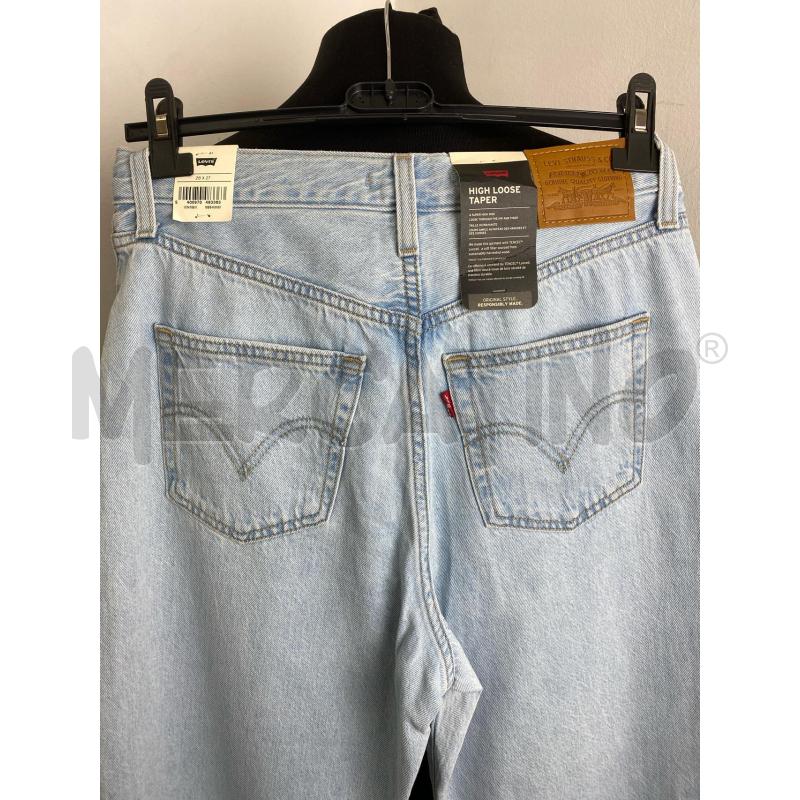 JEANS DONNA LEVIS HIGH LOOSE TAPER AZZUR | Mercatino dell'Usato Torino c.so traiano 3