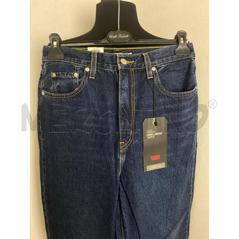 JEANS DONNA LEVIS HIGH LOOSE TAPER BLU SCUR | Mercatino dell'Usato Torino c.so traiano 2