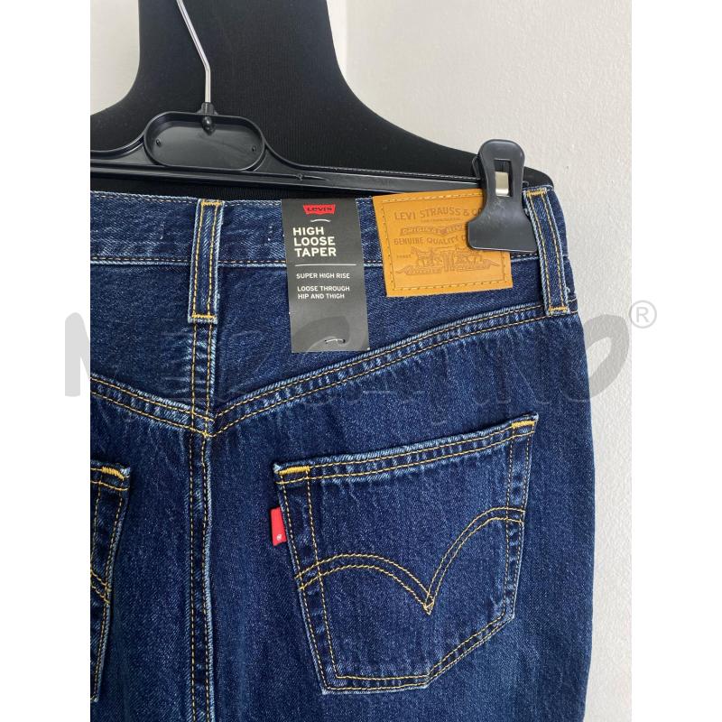 JEANS DONNA LEVIS HIGH LOOSE TAPER BLU SCUR | Mercatino dell'Usato Torino c.so traiano 4