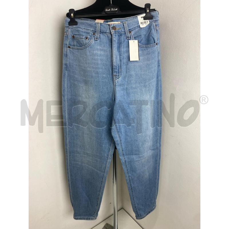 JEANS DONNA LEVIS HIGH LOOSE TAPER LEGGER | Mercatino dell'Usato Torino c.so traiano 1