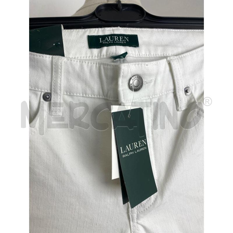 JEANS DONNA RALPH LAUREN SKINNY ANKLE BIANC | Mercatino dell'Usato Torino c.so traiano 2