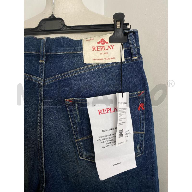 JEANS DONNA REPLAY BLU  | Mercatino dell'Usato Torino c.so traiano 5