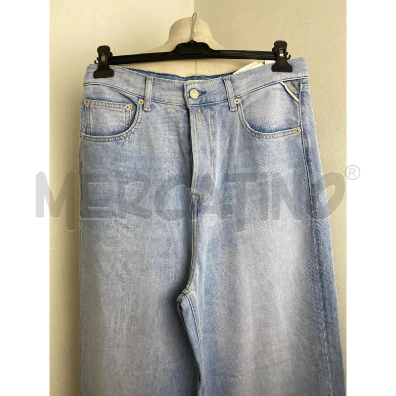 JEANS DONNA REPLAY MARGOTT BAGGY AZZUR | Mercatino dell'Usato Torino c.so traiano 2