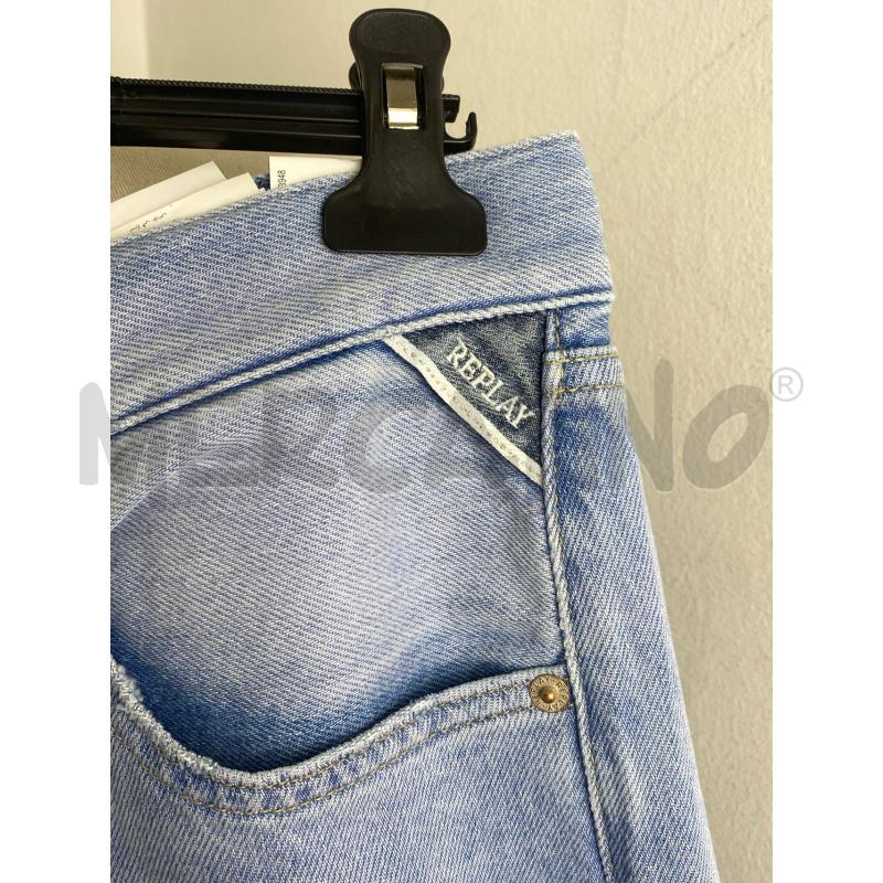 JEANS DONNA REPLAY MARGOTT BAGGY AZZUR | Mercatino dell'Usato Torino c.so traiano 3
