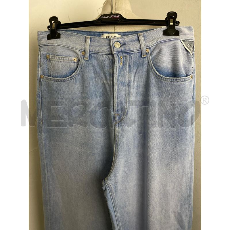 JEANS DONNA REPLAY MARGOTT BAGGY CHIARO | Mercatino dell'Usato Torino c.so traiano 2
