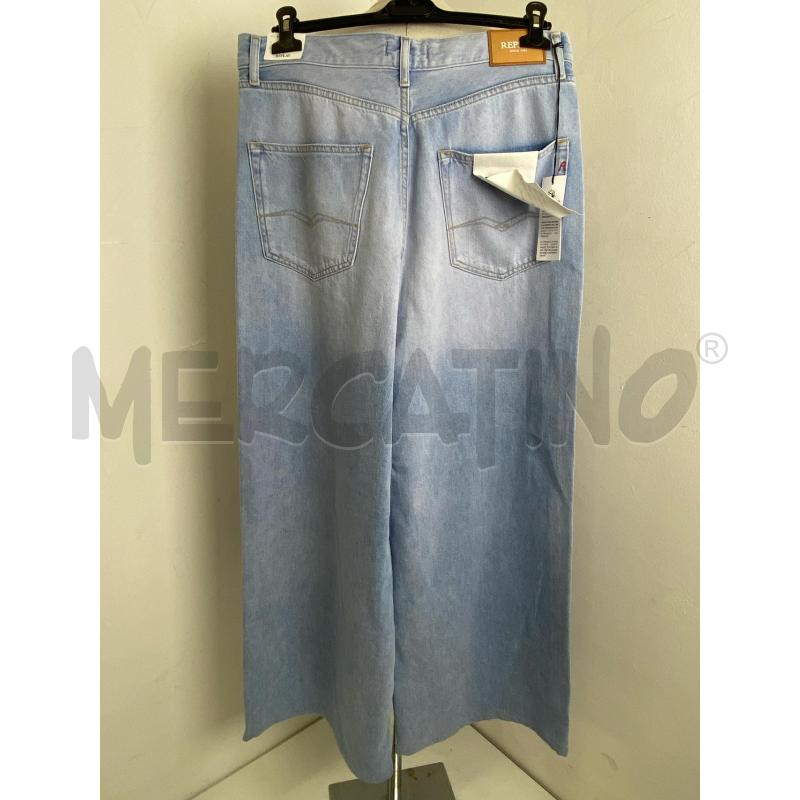 JEANS DONNA REPLAY MARGOTT BAGGY CHIARO | Mercatino dell'Usato Torino c.so traiano 3