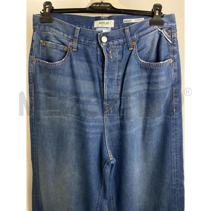 JEANS DONNA REPLAY MARGOTT BAGGY OVERSIZE FIT | Mercatino dell'Usato Torino c.so traiano 2