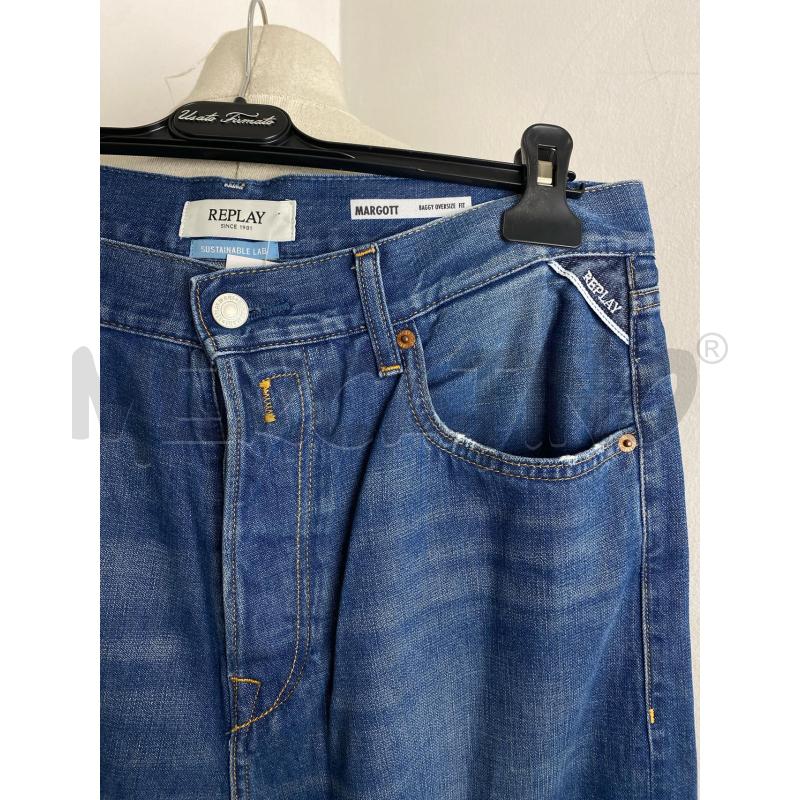 JEANS DONNA REPLAY MARGOTT BAGGY OVERSIZE FIT | Mercatino dell'Usato Torino c.so traiano 3