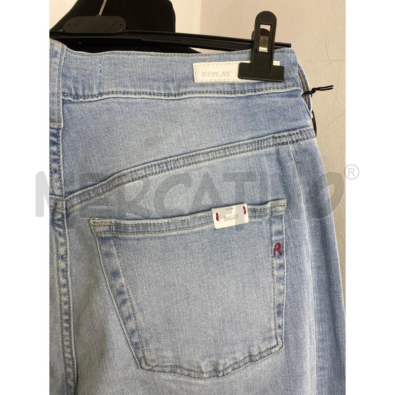 JEANS DONNA REPLAY NARJA BAGGY AZZUR | Mercatino dell'Usato Torino c.so traiano 4