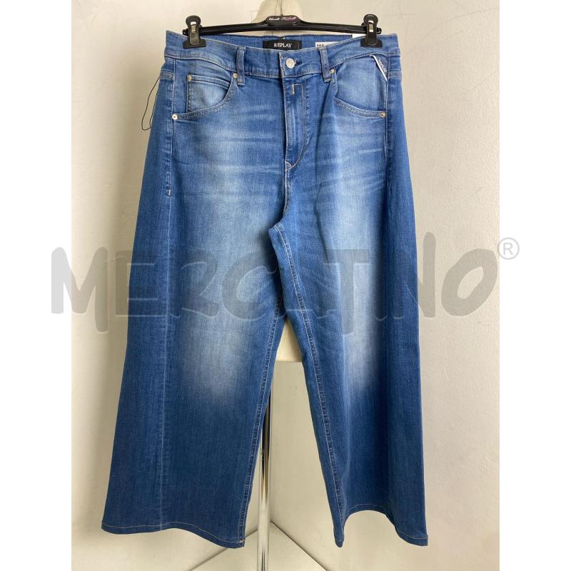JEANS DONNA REPLAY NARJA BAGGY BLU  | Mercatino dell'Usato Torino c.so traiano 1