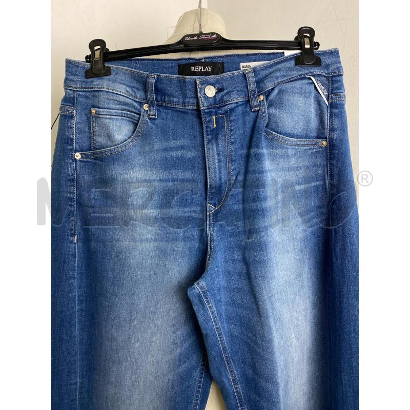JEANS DONNA REPLAY NARJA BAGGY BLU  | Mercatino dell'Usato Torino c.so traiano 2