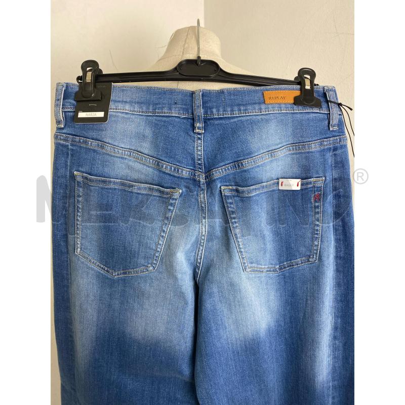 JEANS DONNA REPLAY NARJA BAGGY BLU  | Mercatino dell'Usato Torino c.so traiano 4