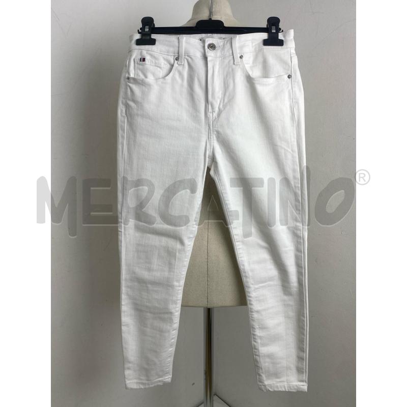 JEANS DONNA TOMMY HILFINGER BIANCO | Mercatino dell'Usato Torino c.so traiano 1