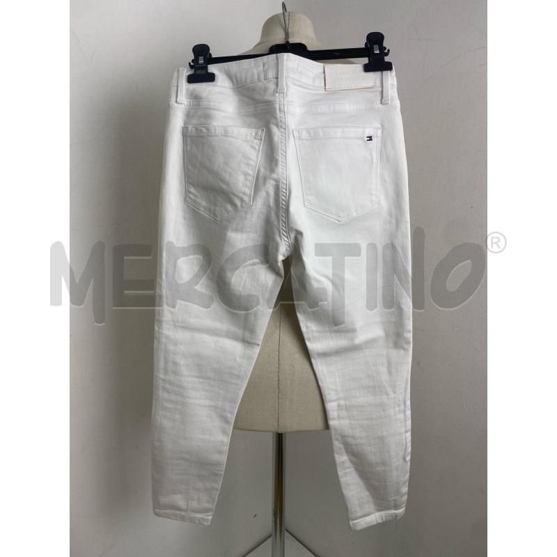 JEANS DONNA TOMMY HILFINGER BIANCO | Mercatino dell'Usato Torino c.so traiano 3