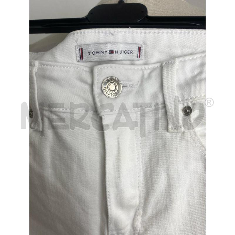 JEANS DONNA TOMMY HILFINGER BIANCO | Mercatino dell'Usato Torino c.so traiano 5
