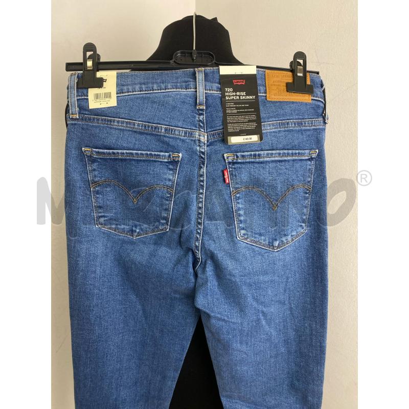JEANS LEVIS 720 HIGH RISE SUPER SKINNY AZZUR | Mercatino dell'Usato Torino c.so traiano 3