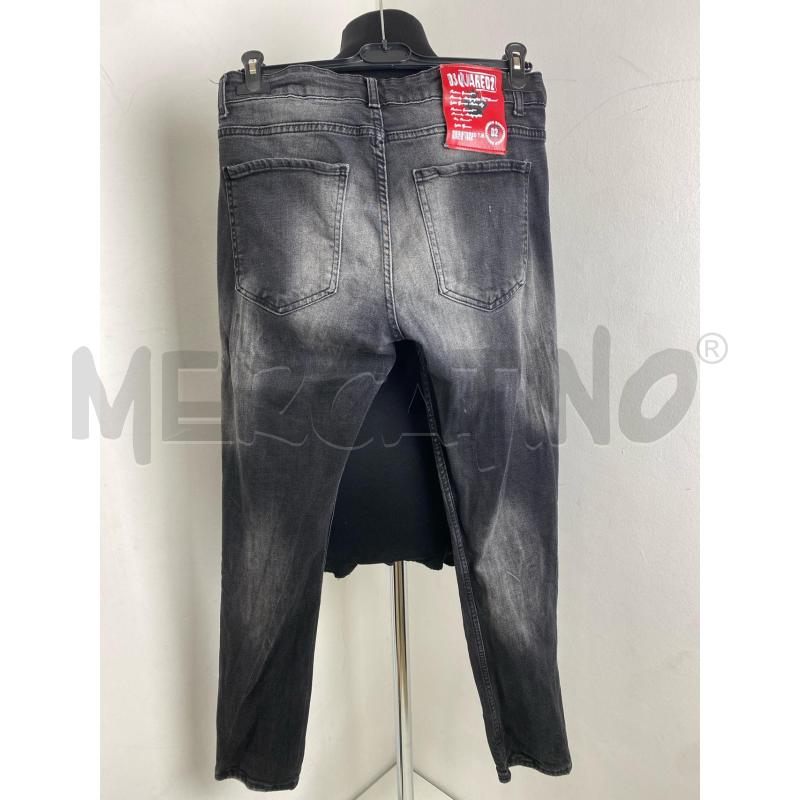 JEANS UOMO DSQUARED GRIGIO SCURO | Mercatino dell'Usato Torino c.so traiano 4