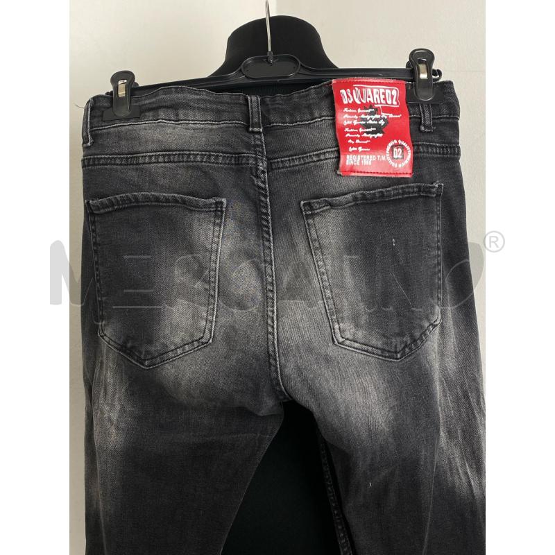 JEANS UOMO DSQUARED GRIGIO SCURO | Mercatino dell'Usato Torino c.so traiano 5